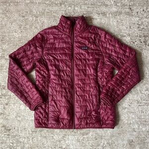Patagonia Nano Puff Jacket Burgundy Women’s XL